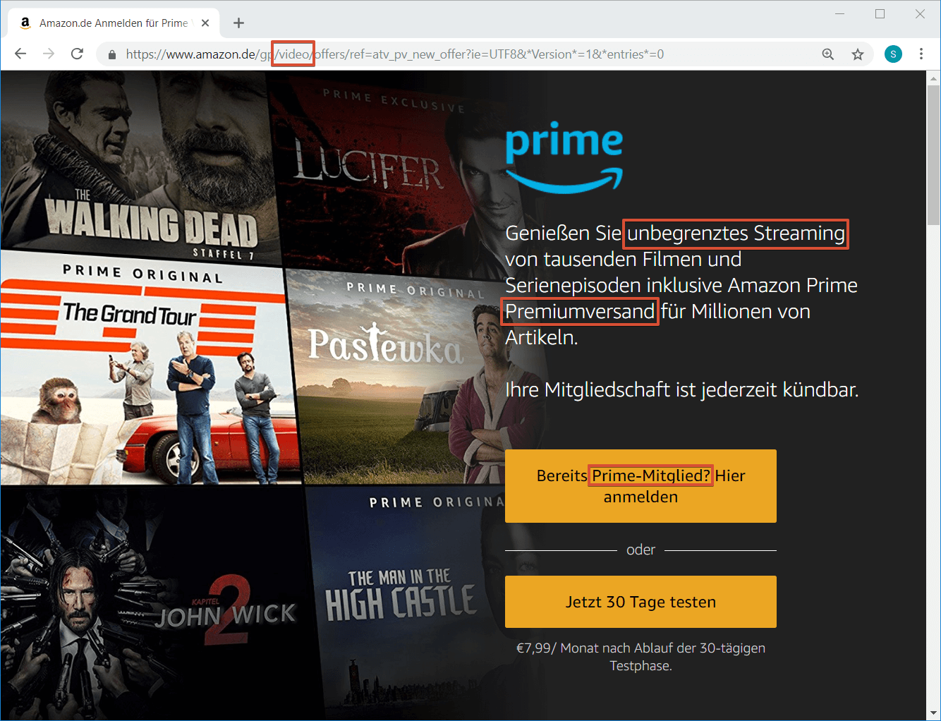 Amazon Prime Video – Full-Service