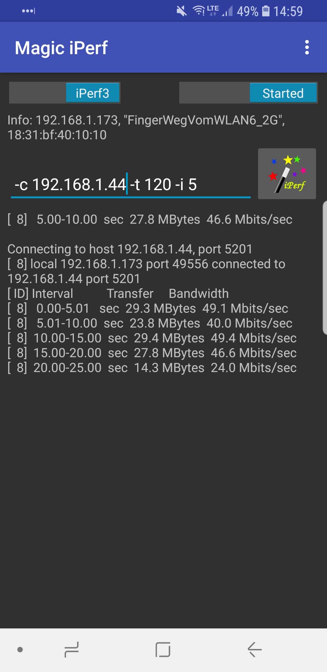 Asus RT-AC1200G Messung Wlan