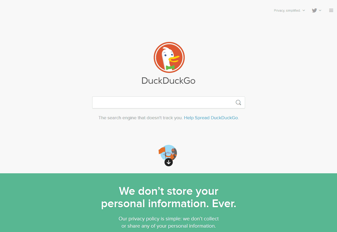 DuckDuckGo Suchmaschine