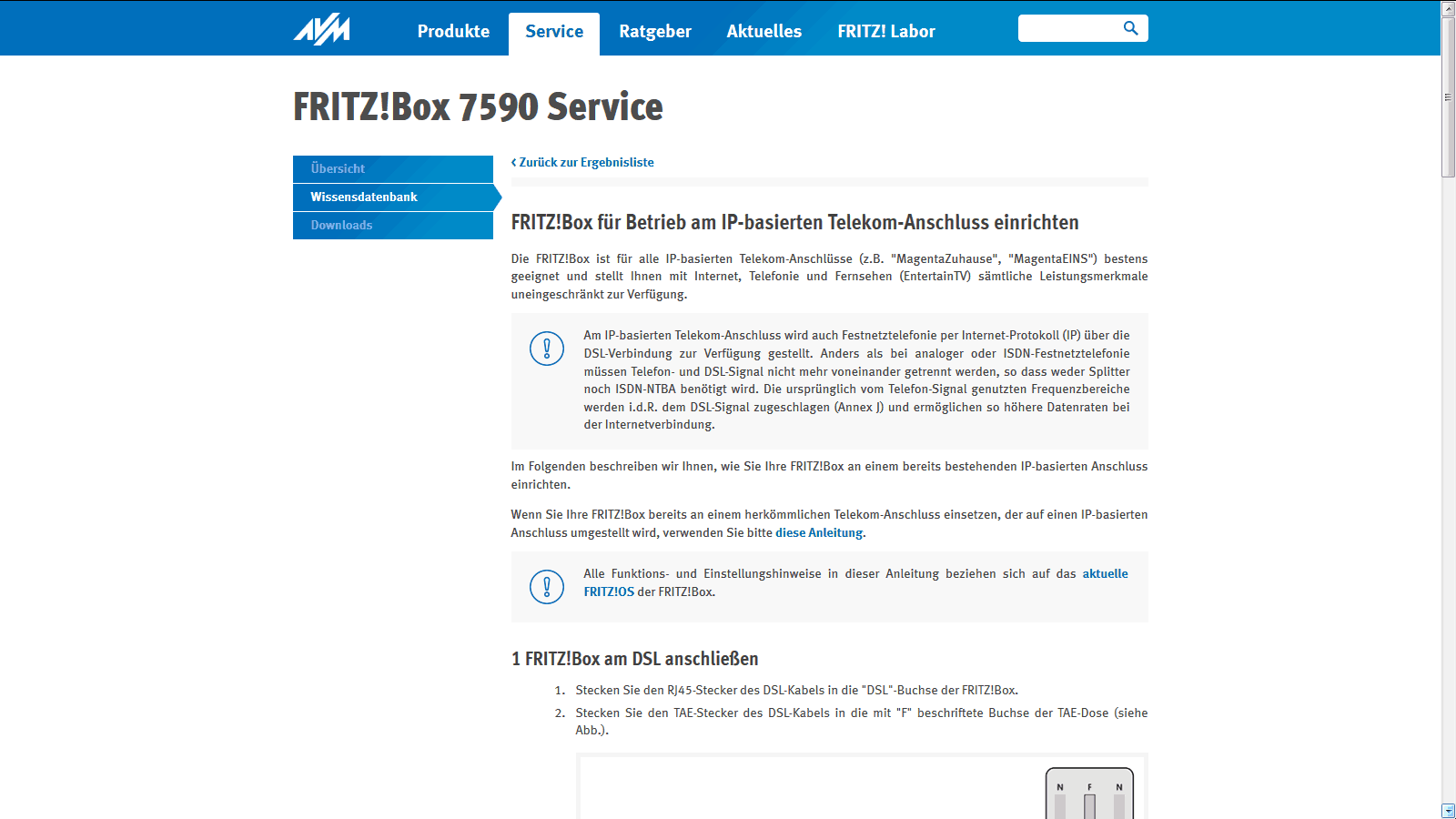 FritzBox 7590 – detaillierte Anleitungen