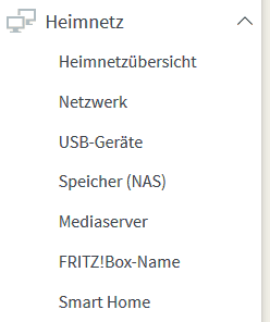 FritzBox 7590 – Heimnetz