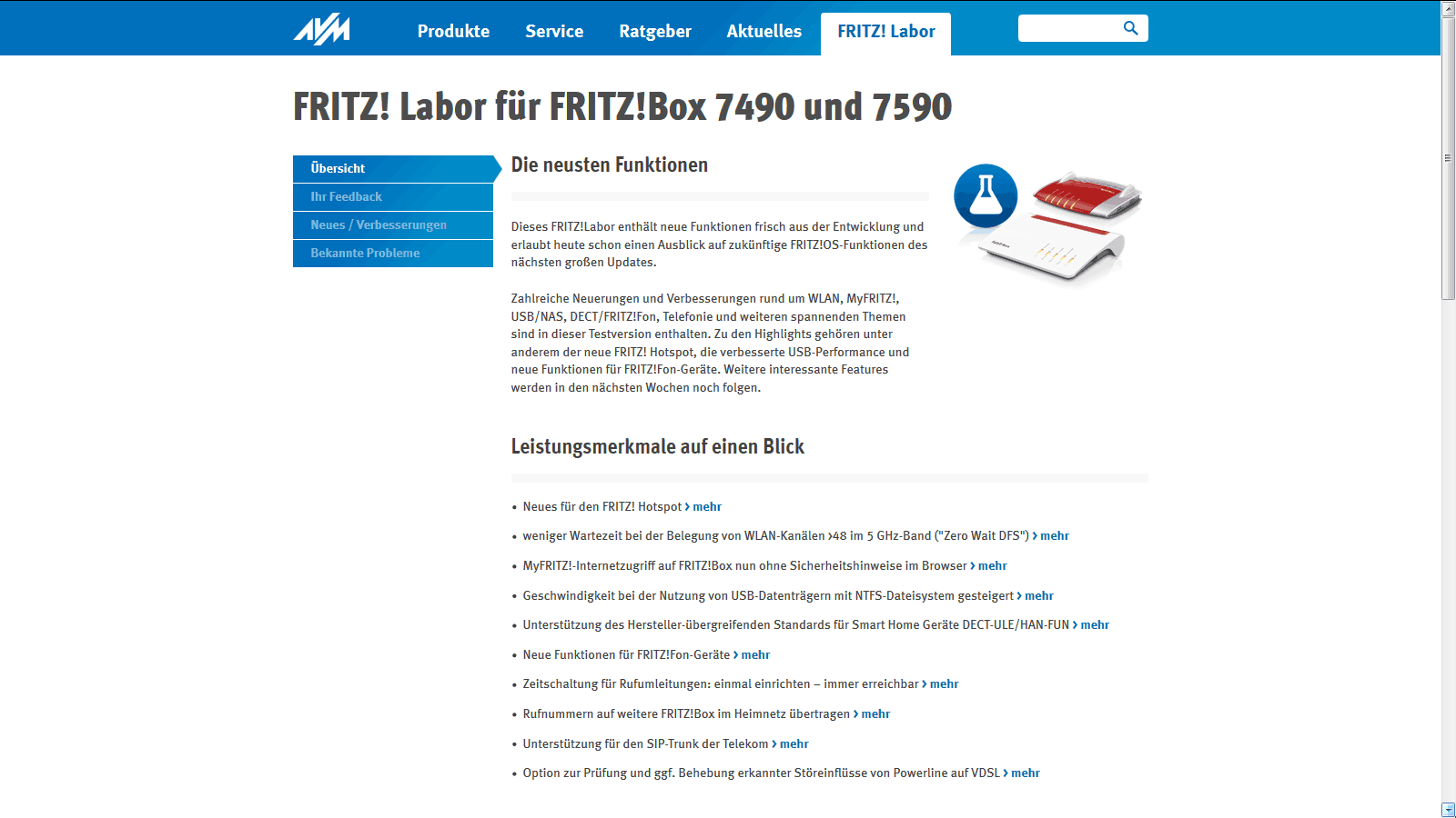 FritzBox 7590 – Labor-Version