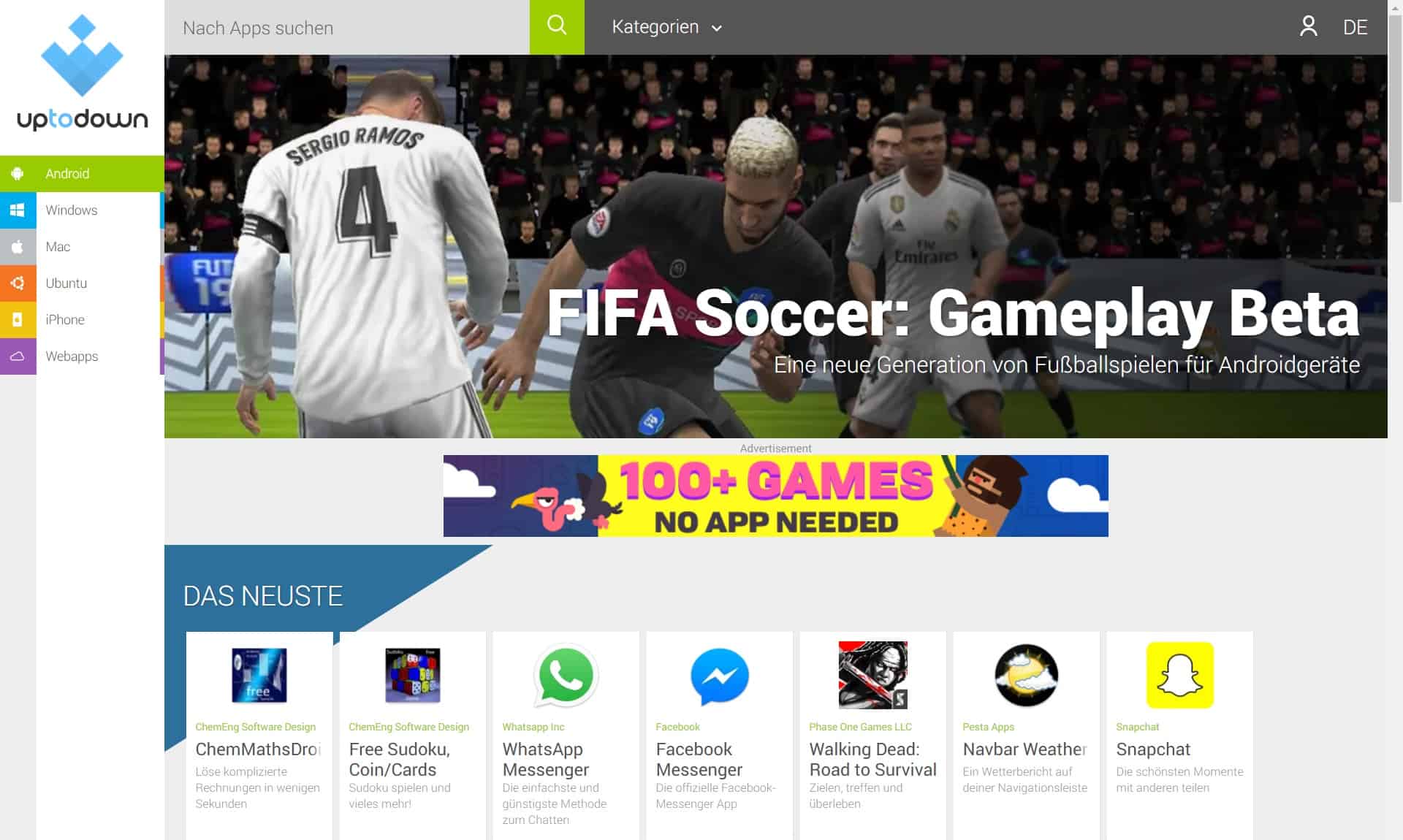 Google Play Store – Alternative Uptodown