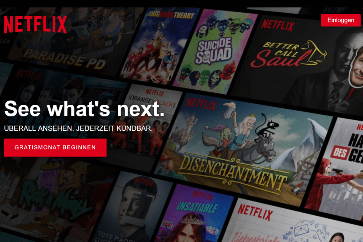 Streaming-Dienst Netflix