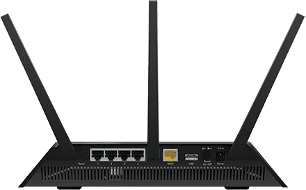 Netgear R-AC2300 Anschlüsse