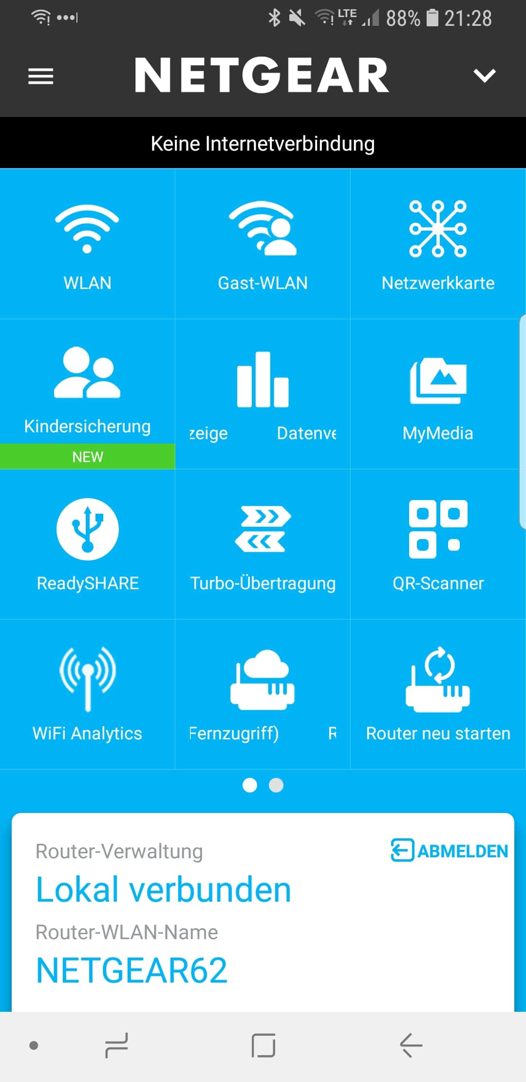 Netgear R-AC2300 Genie App