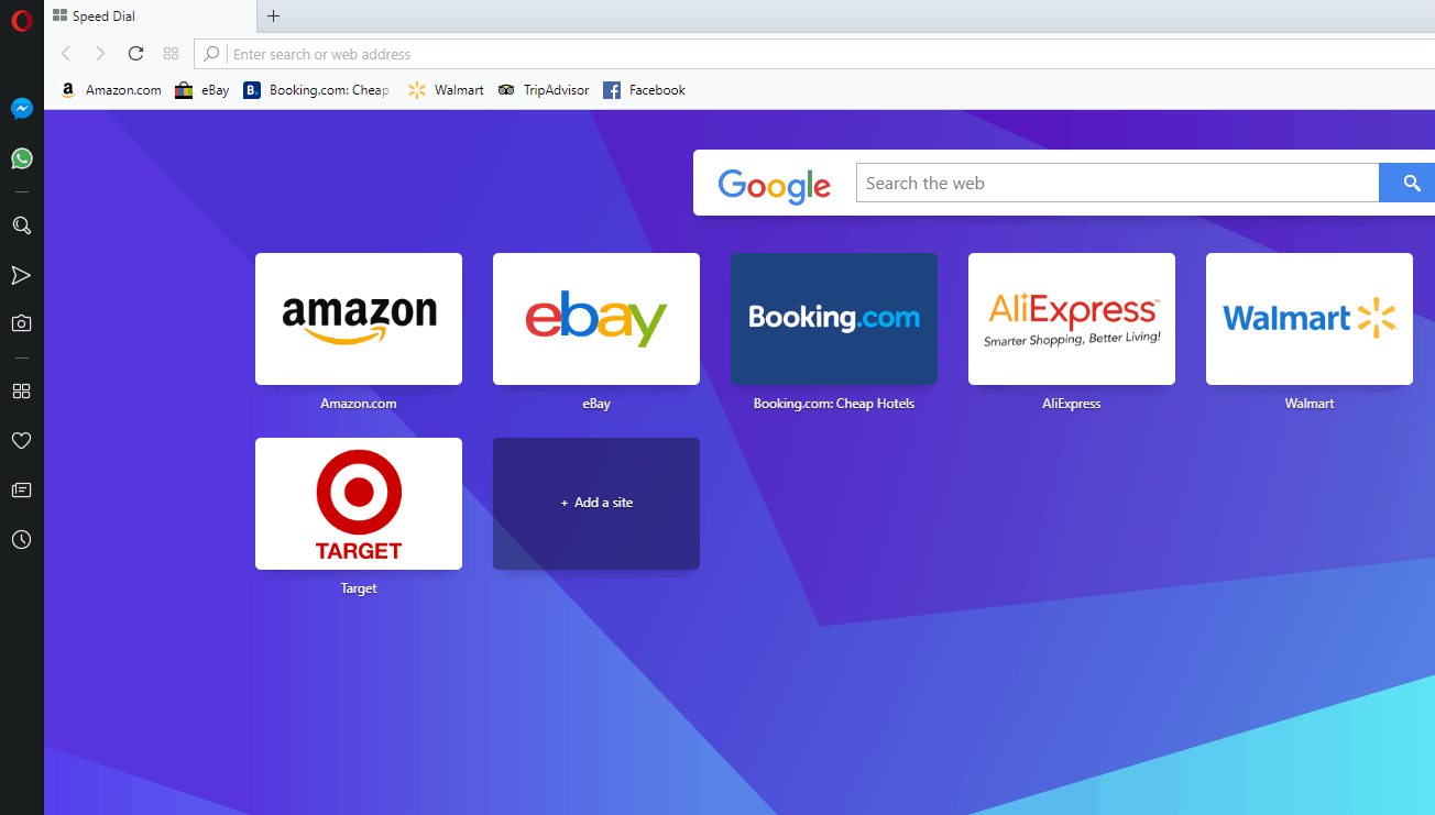 Website Opera Browser