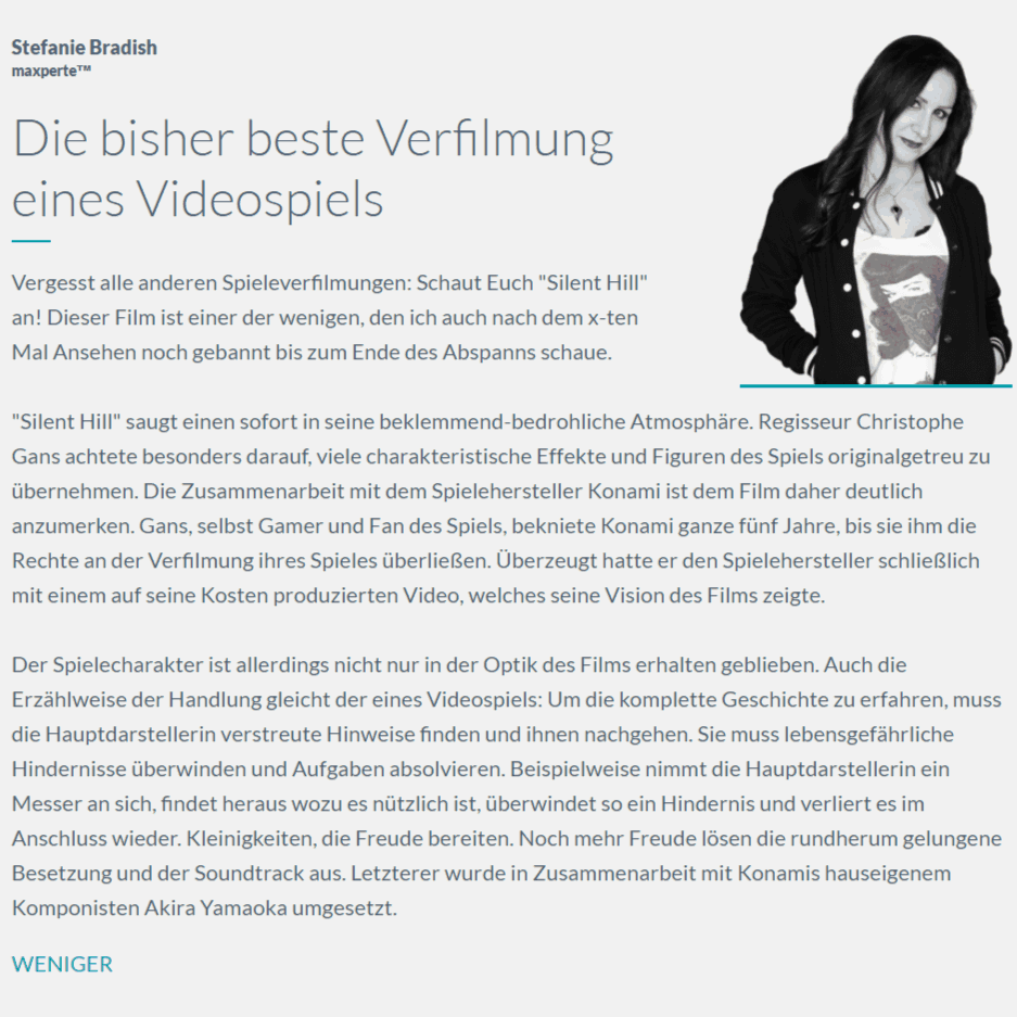 Maxdome Rezension