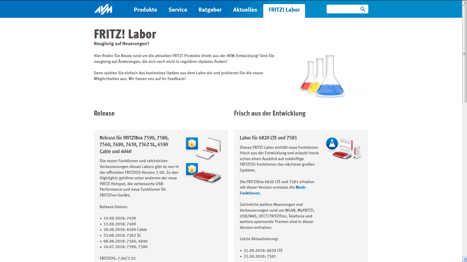 Fritzbox Labor