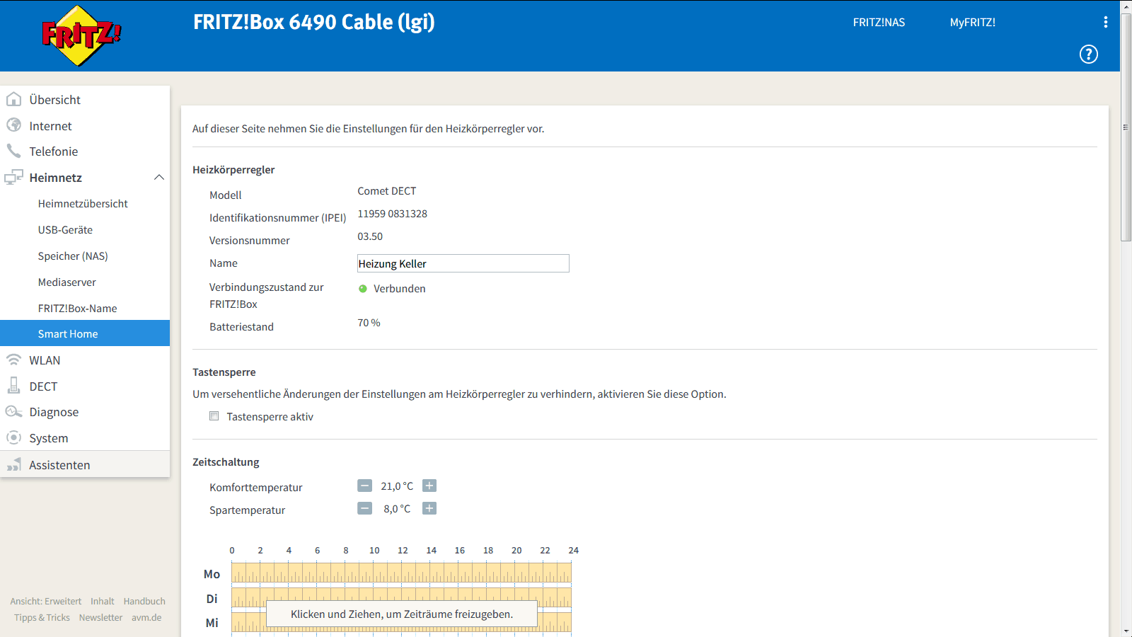 Fritzbox Smarthome