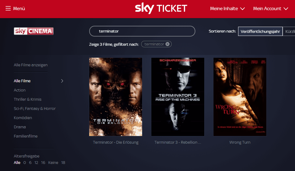 Sky Ticket Such