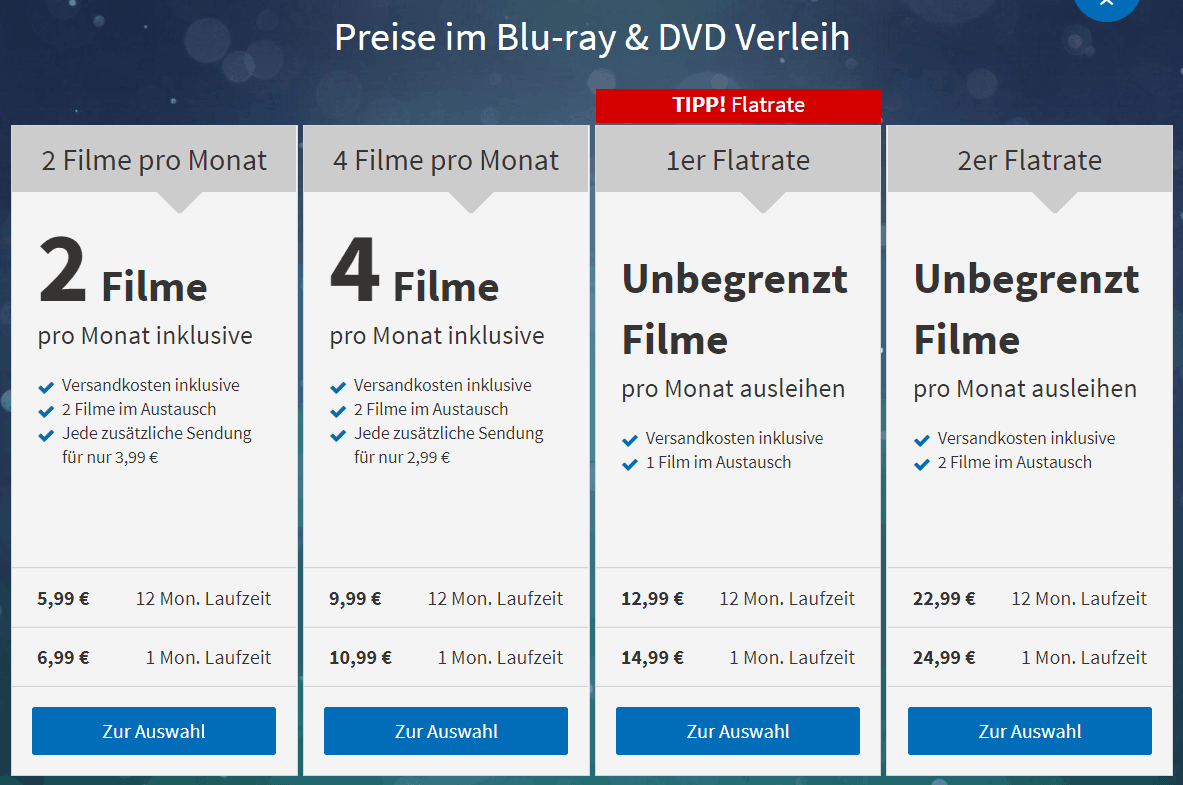 Videobuster Abos