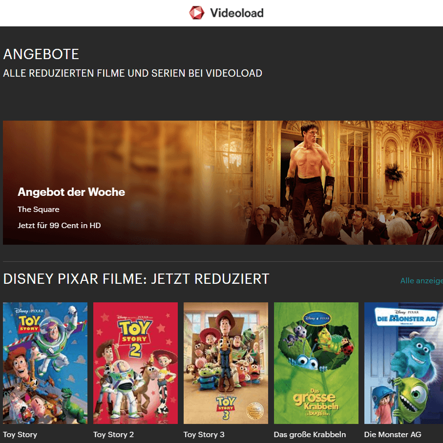 Videoload Angebote