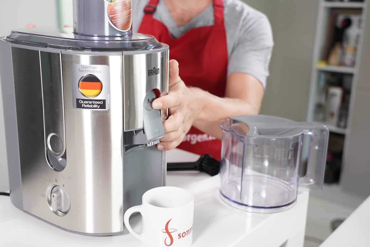 Braun Entsafter J700 Ausguss 2