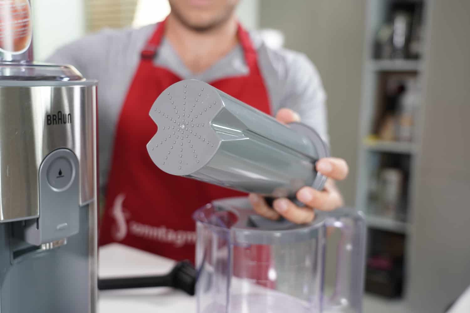 Braun Entsafter J700 Stopfer