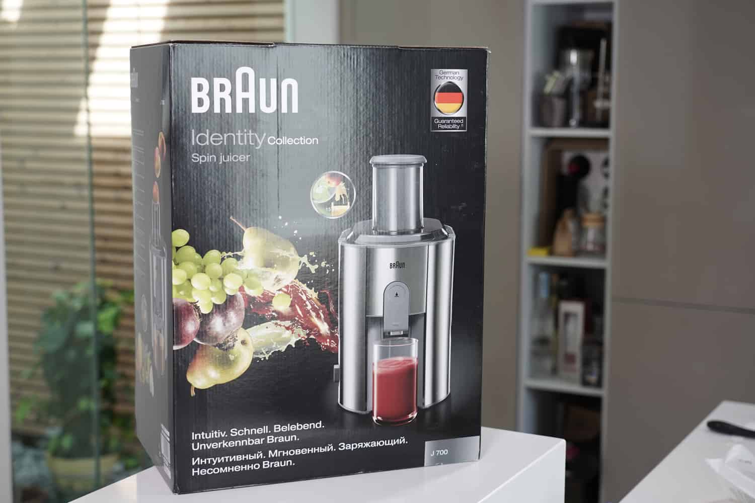 Braun Entsafter J700 Verpackung
