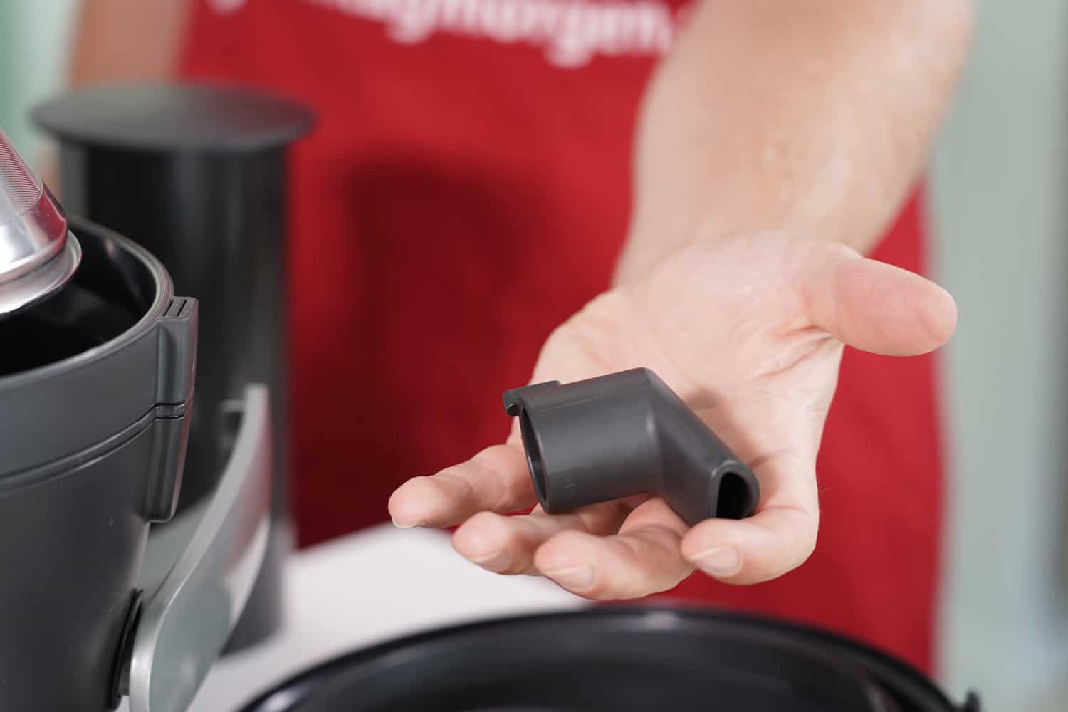 Philips Entsafter HR1869 – der Ausguss