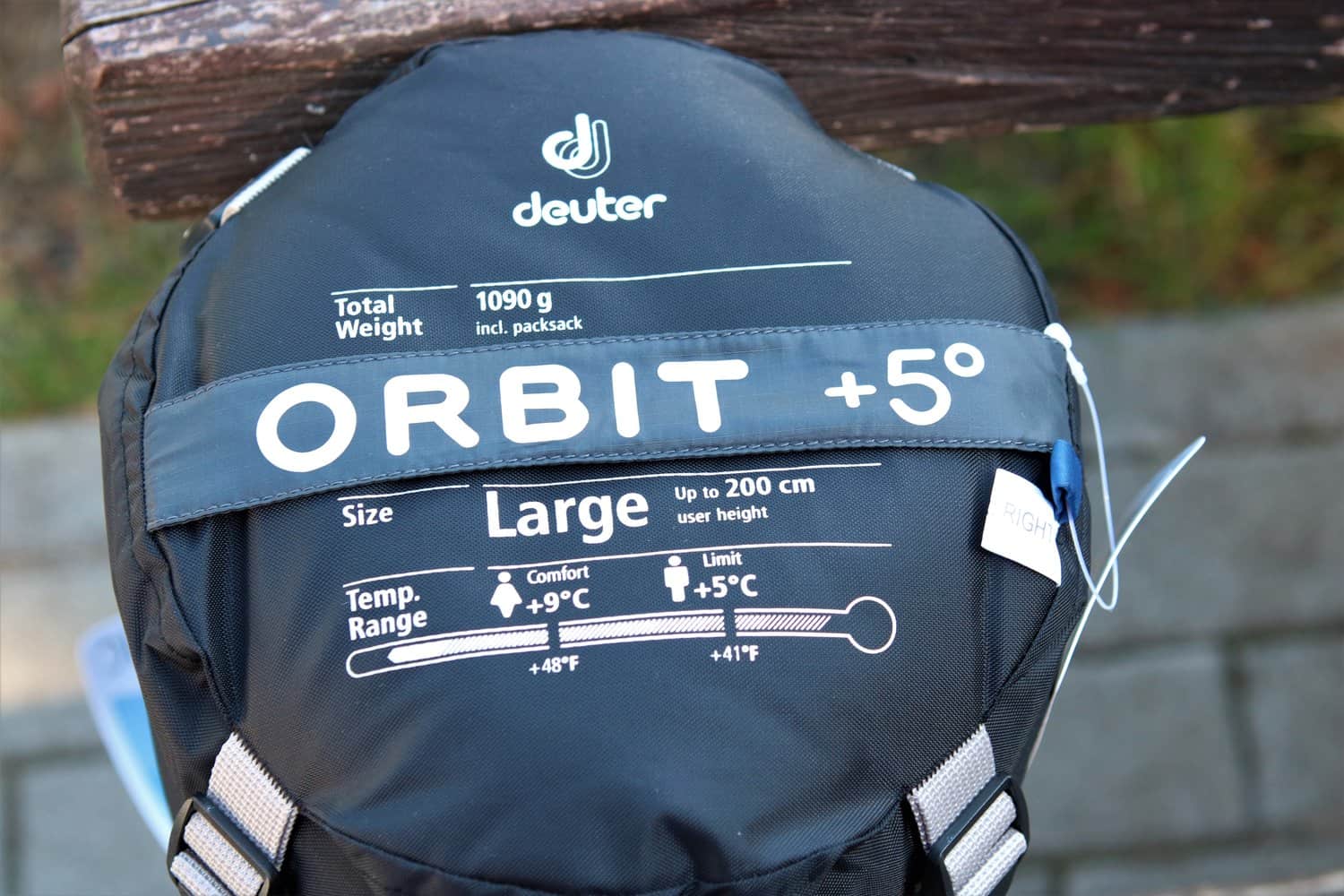 Deuter Schlafsack Draufsicht