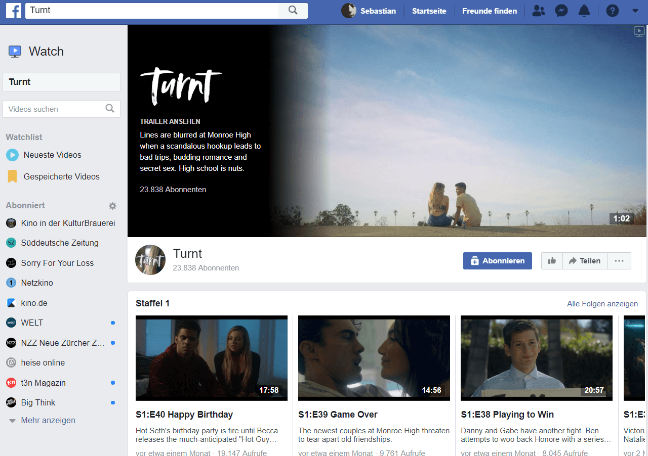 Facebook Watch turnt