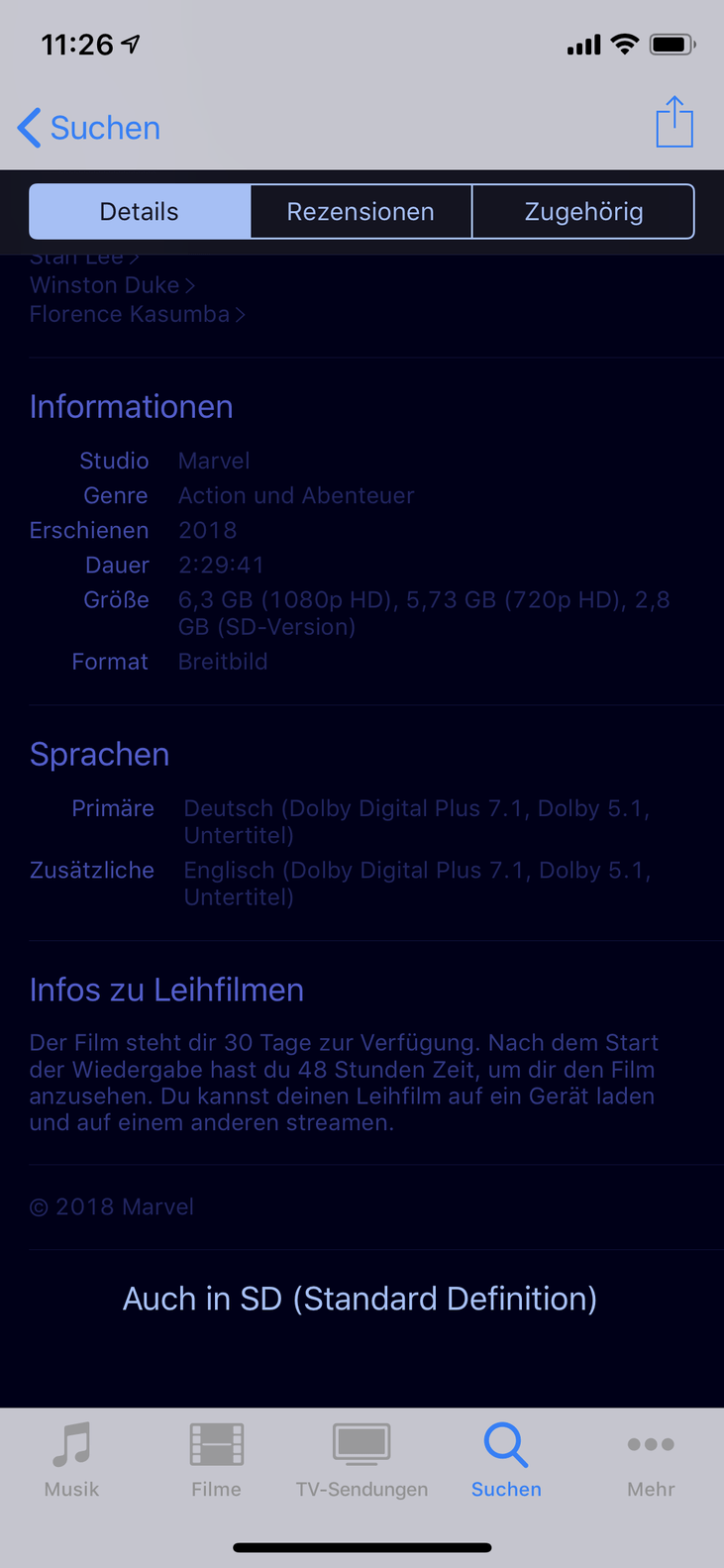 iTunes – Filmverleih-Konditionen erklärt