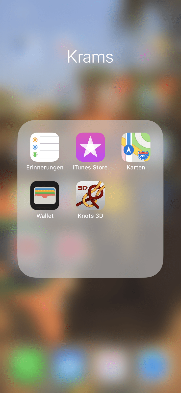 iTunes – App-Icon auf iPhone