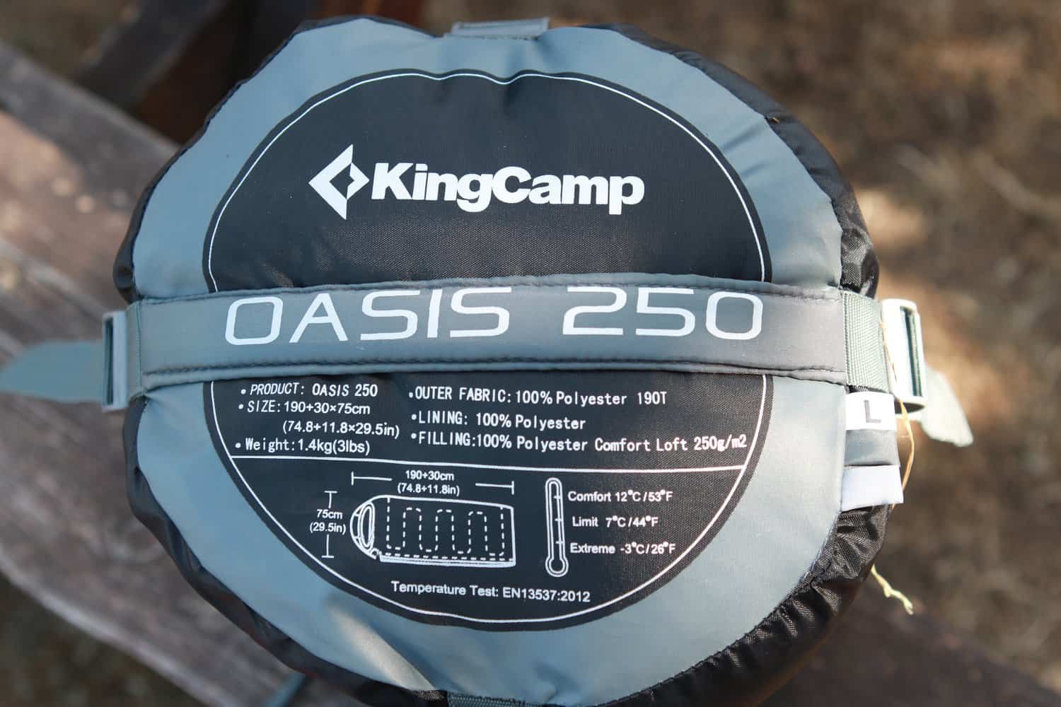 KingCamp Oasis Schlafsack Kopfbereich