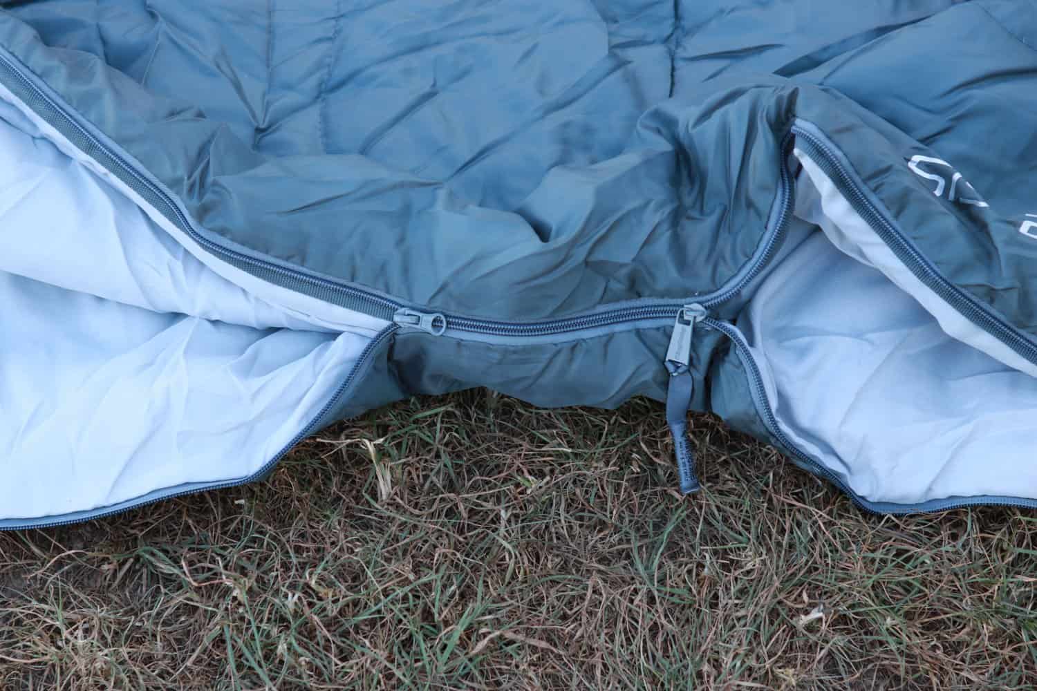 KingCamp Oasis Schlafsack Reißverschluss – Ansicht 3