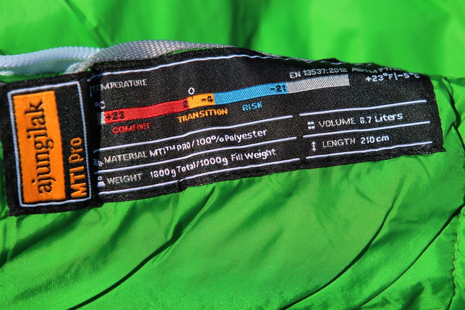 Mammut Schlafsack Infos 2