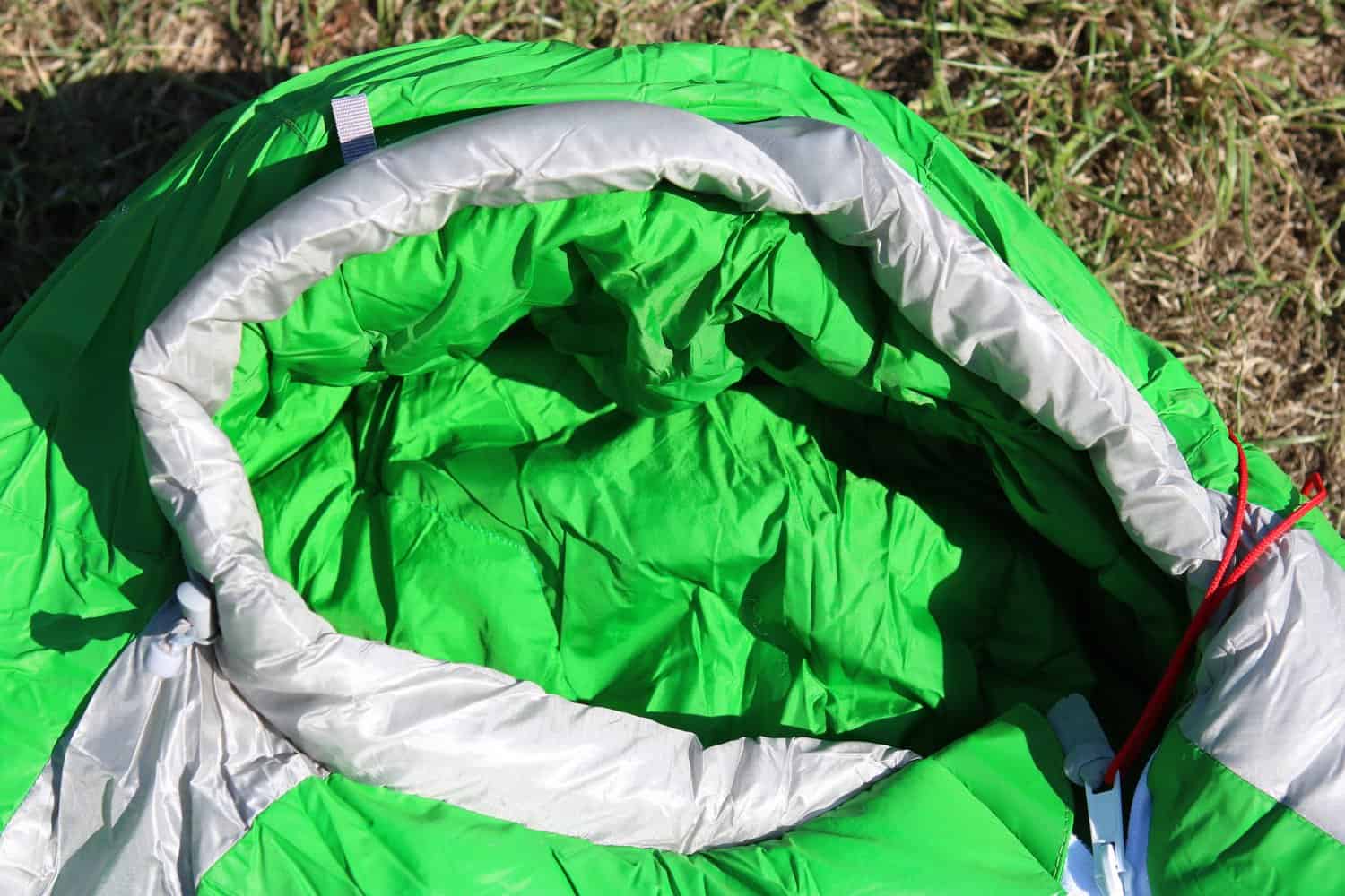 Mammut Schlafsack Kopfraum