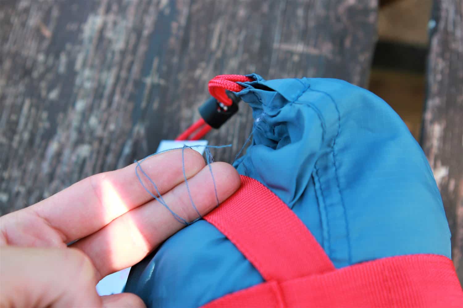 Nordkamm Schlafsack Naehte 2
