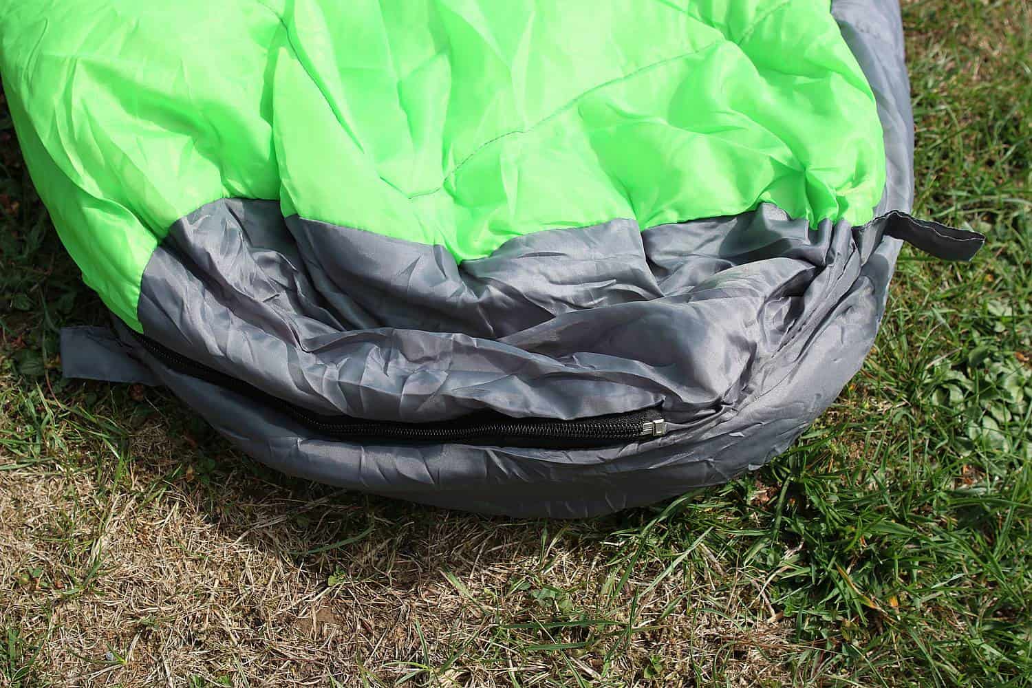 Der Norskskin Schlafsack - Fußbereich