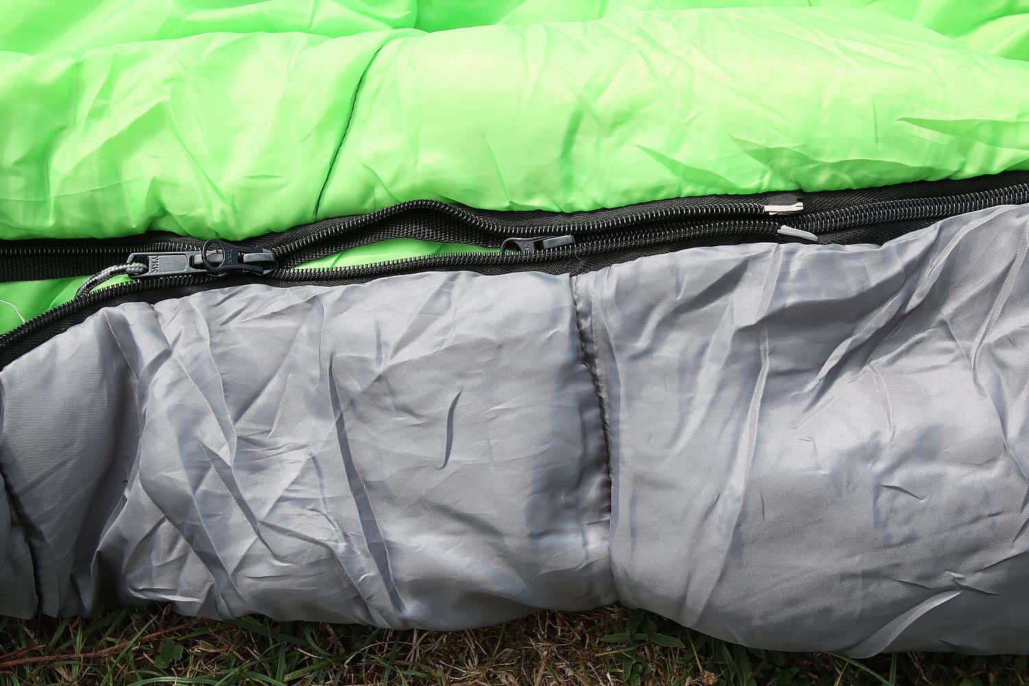 Der Norskskin Schlafsack - Doppelreißverschluss am Fußbereich
