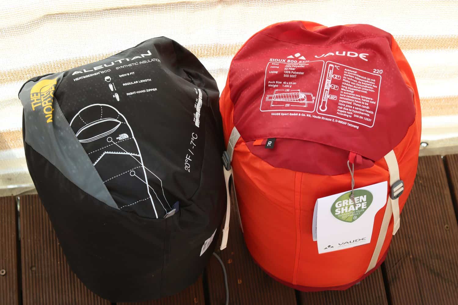 Schlafsack Test groß