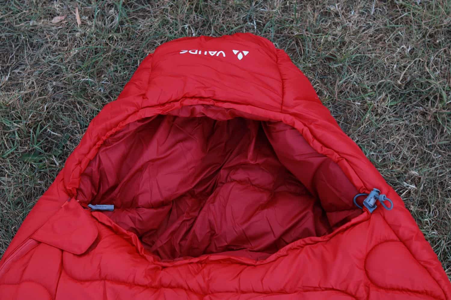 Vaude Schlafsack Kopf