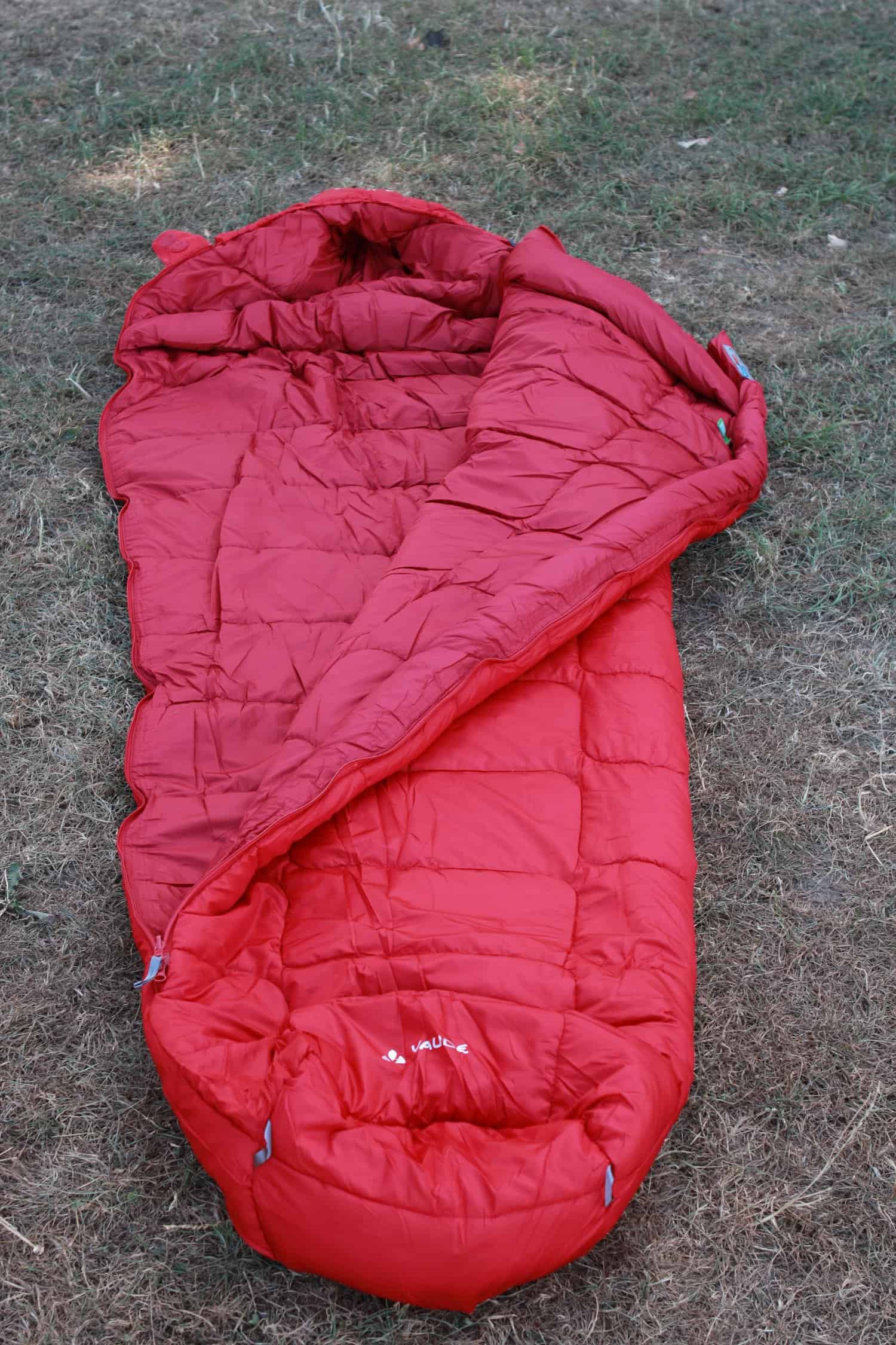 Vaude Schlafsack offen