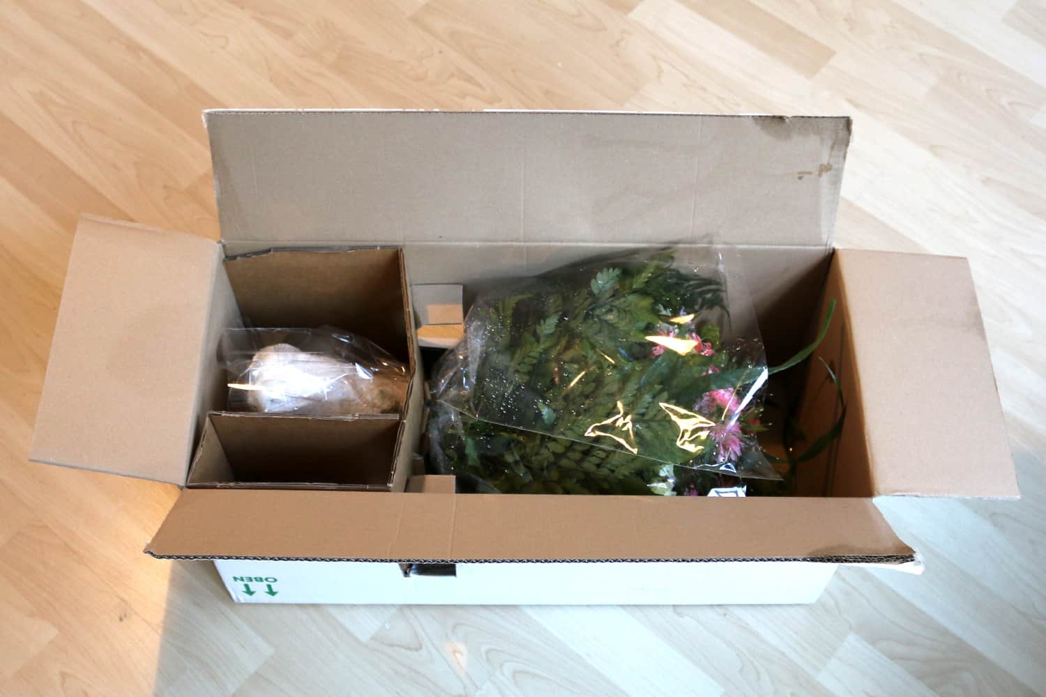 Floraprima Bestellung Lieferung Unboxing
