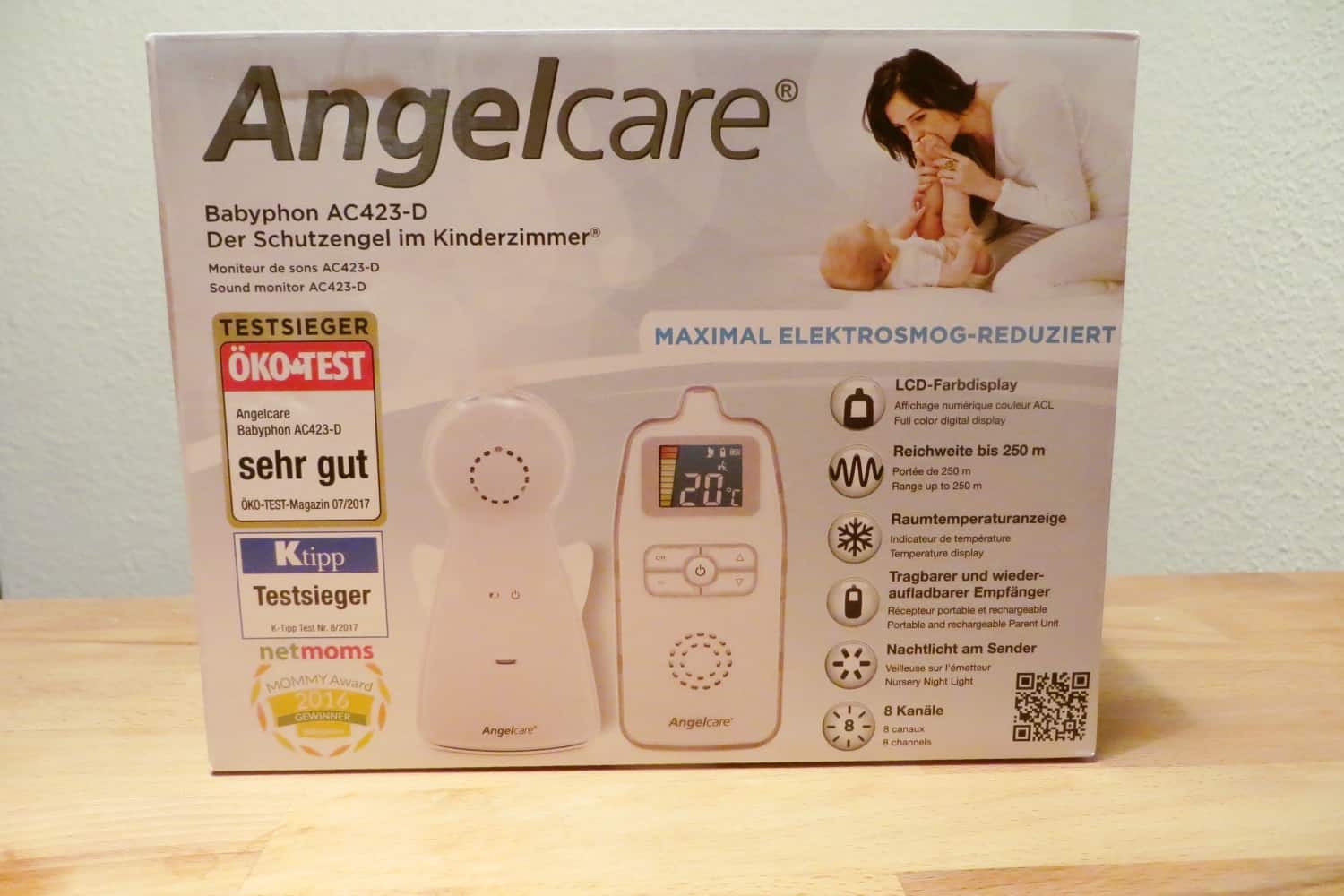 Angelcare Babyphon AC423-D Verpackung
