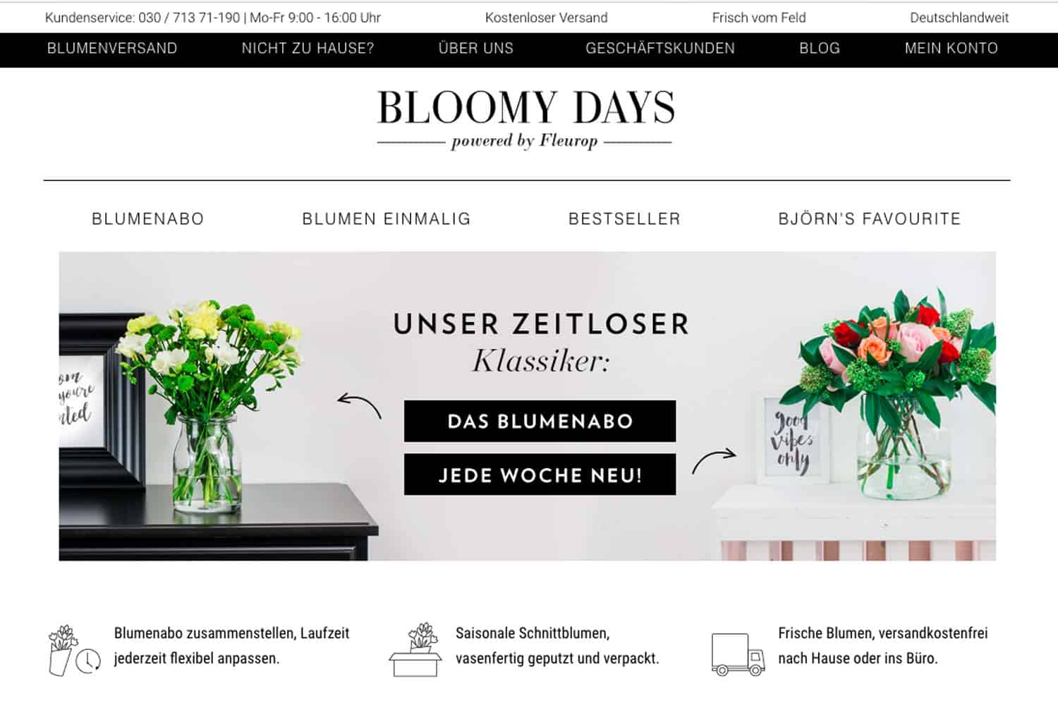 Bloomy Days Website