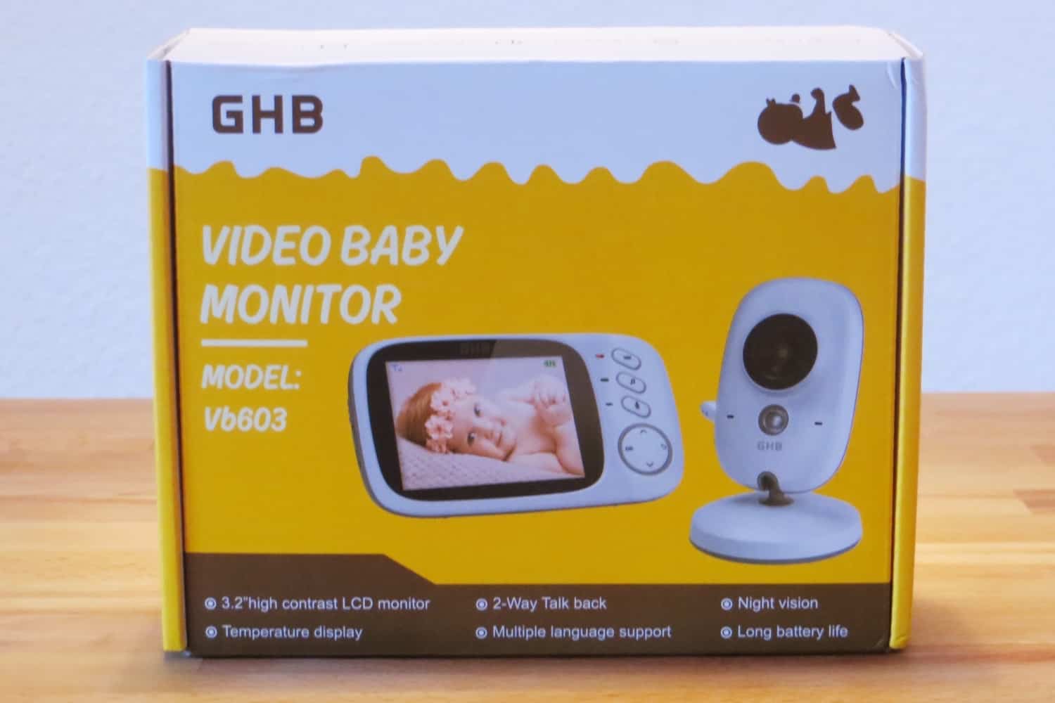 Babyphone-Test - GHB VB603 Verpackung