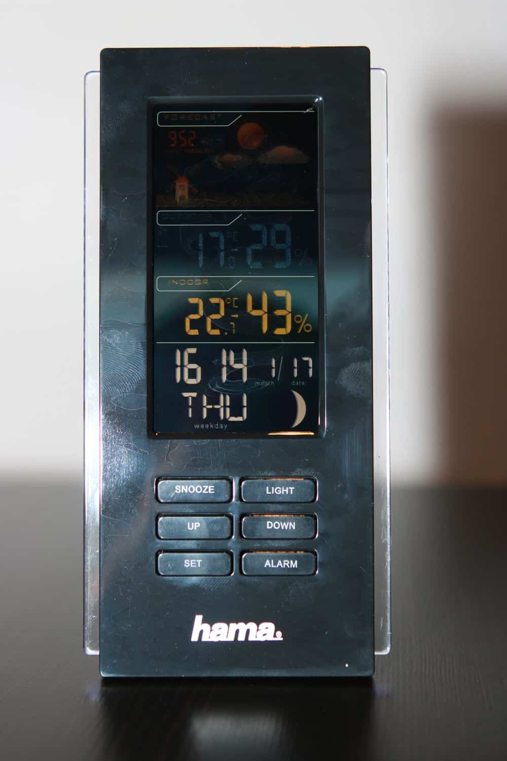 Hama Wetterstation im Einsatz 1
