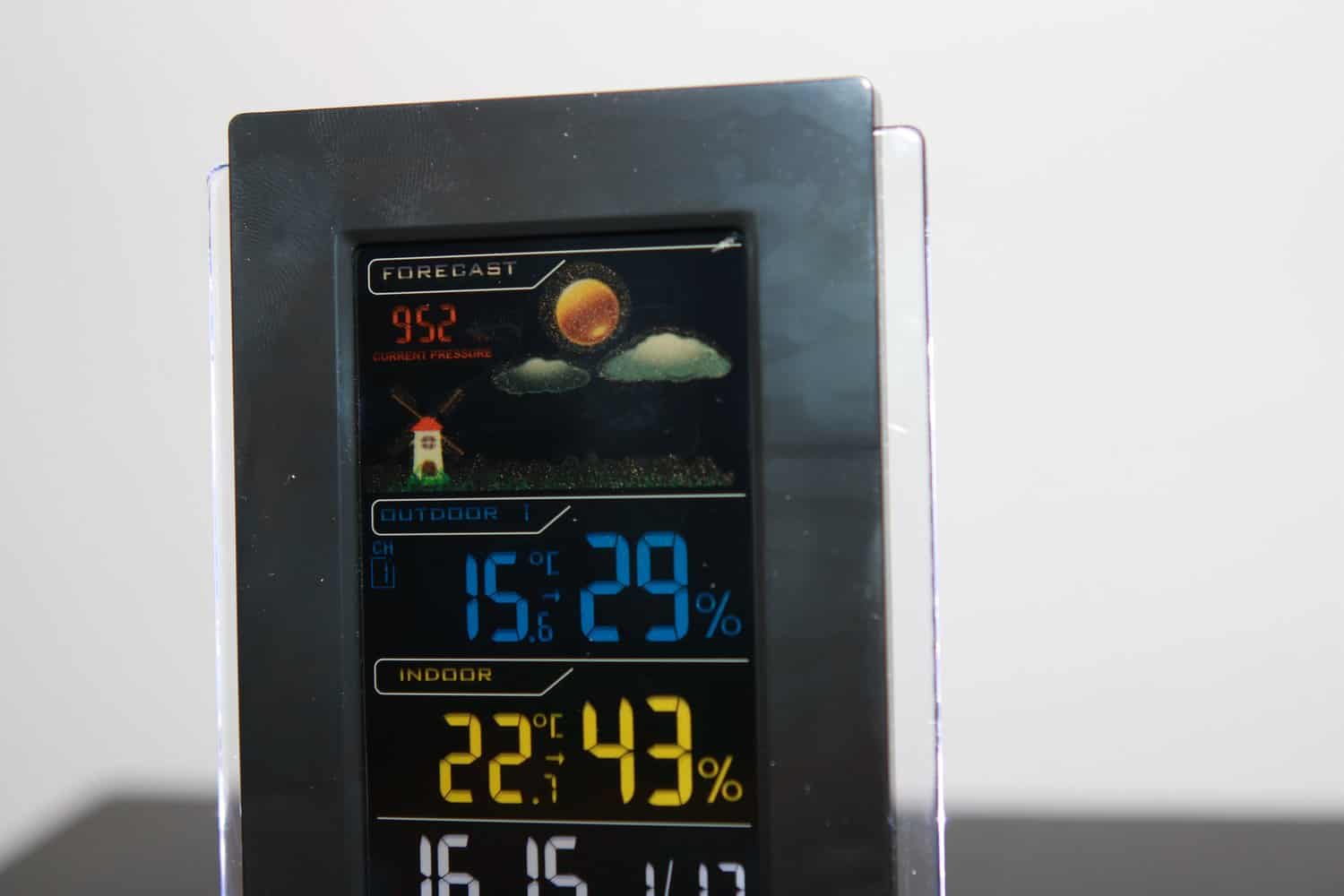 Hama Wetterstation im Einsatz 2