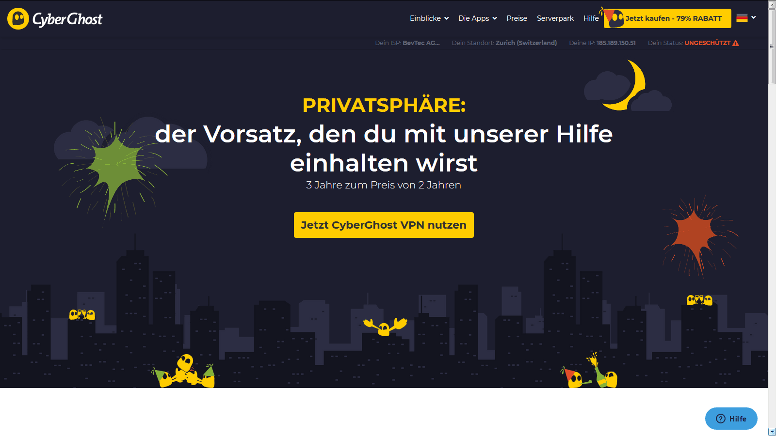 Top 5 VPN Schweiz Cyberghost Website