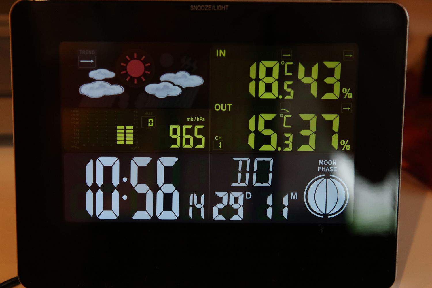 CSL-Funk-Wetterstation Bearware Betrieb