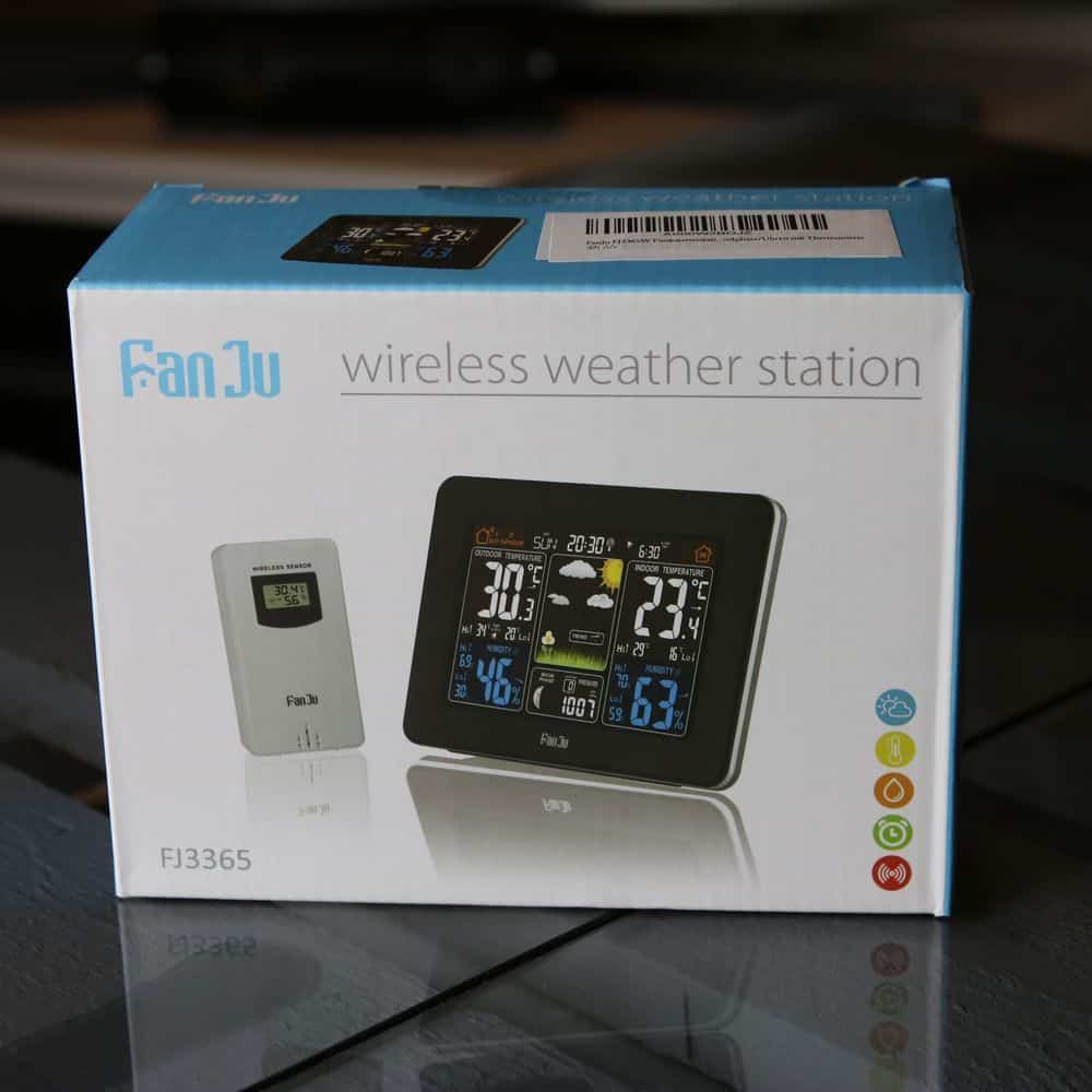 FanJu Wetterstation Verpackung, Vorderseite