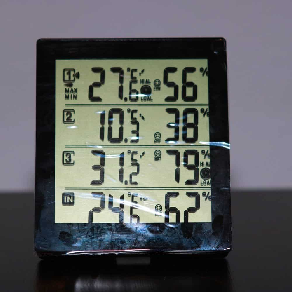 Bresser Temeo Wetterstation Innenstation, Display