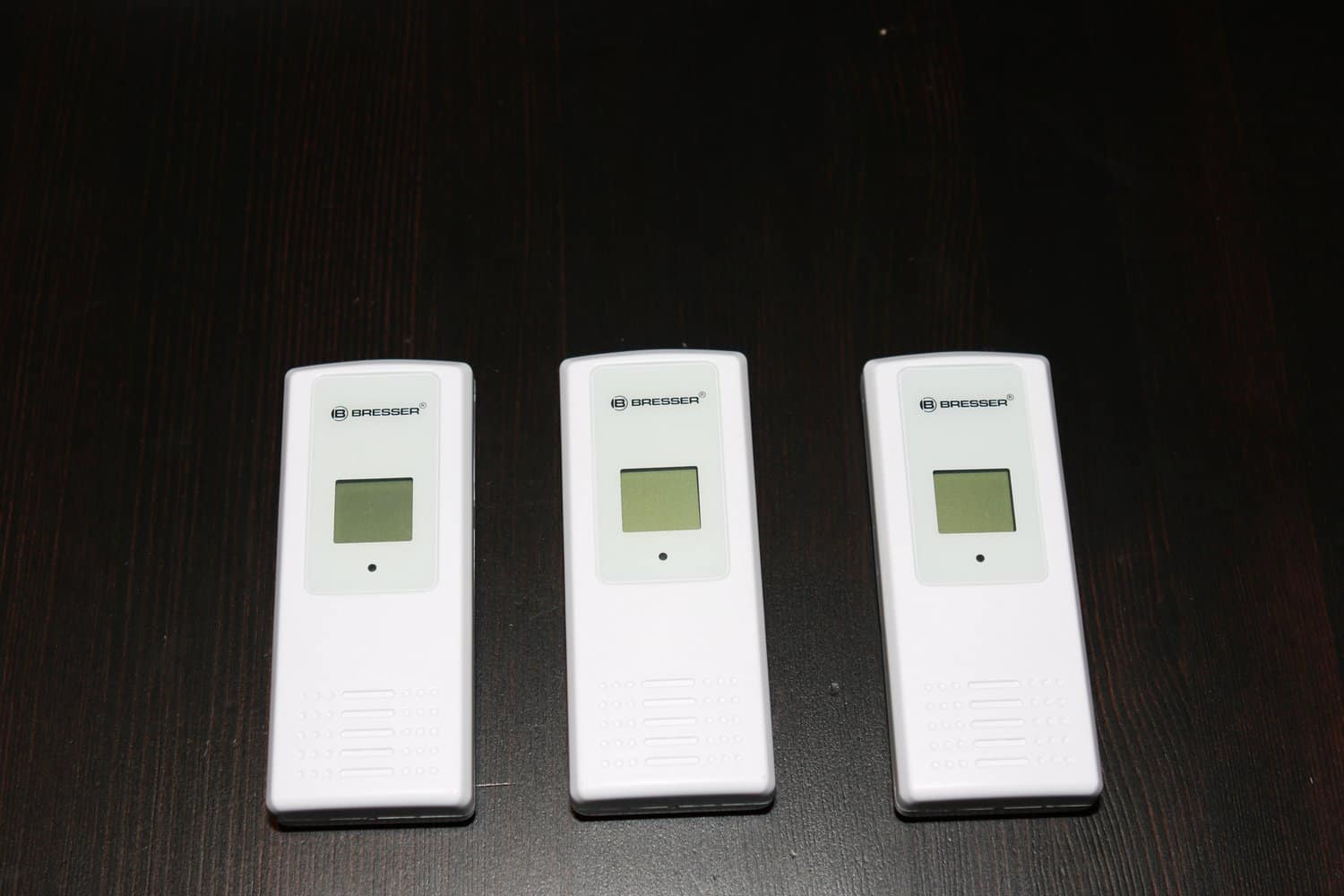 Bresser Temeo Wetterstation - drei mitgelieferte Sensorn