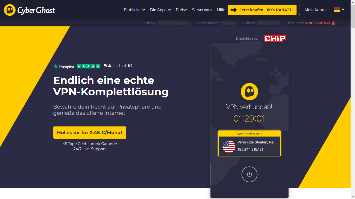 Provider Screenshot