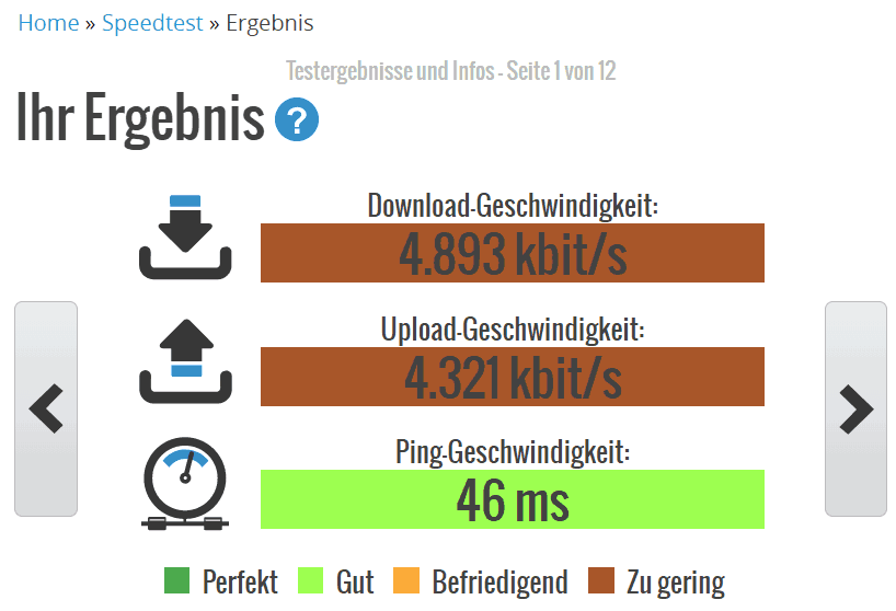 CyberGhost Speedtest bester Server