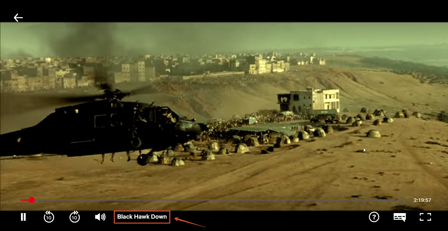 ExpressVPN Netflix Black Hawk Down