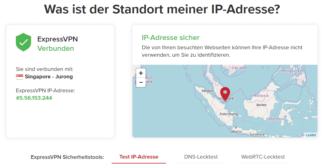 ExpressVPN Sicherheitstools